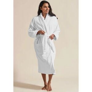 NWT Christy Luxury Egyptian Cotton Woman Robe brand new home UK British White